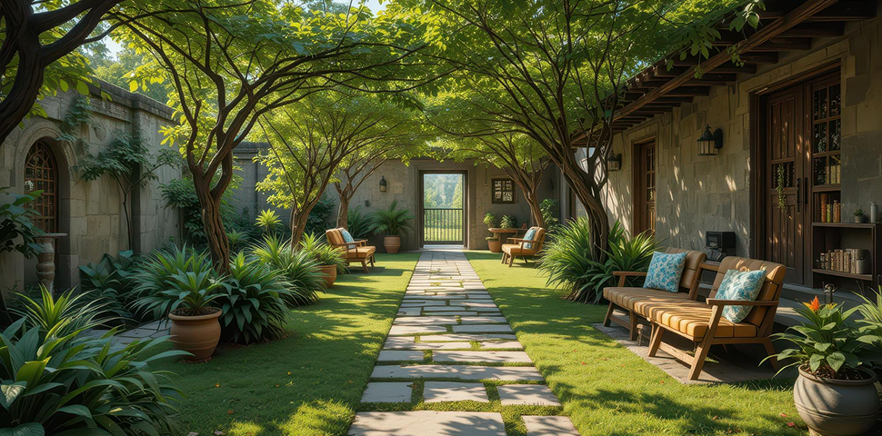 The Courtyard Escape – A Private Haven for Outdoor Living